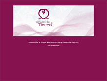 Tablet Screenshot of corazondetierra.info