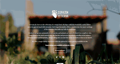 Desktop Screenshot of corazondetierra.com