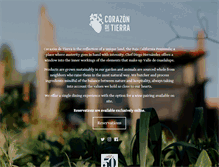 Tablet Screenshot of corazondetierra.com
